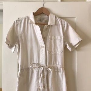 Off white cotton jumpsuit Madewell 6